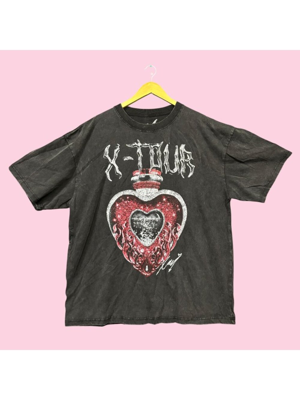 Xavi Dosis Heart Vile Album Cover X-Tour Poster Tee XXL